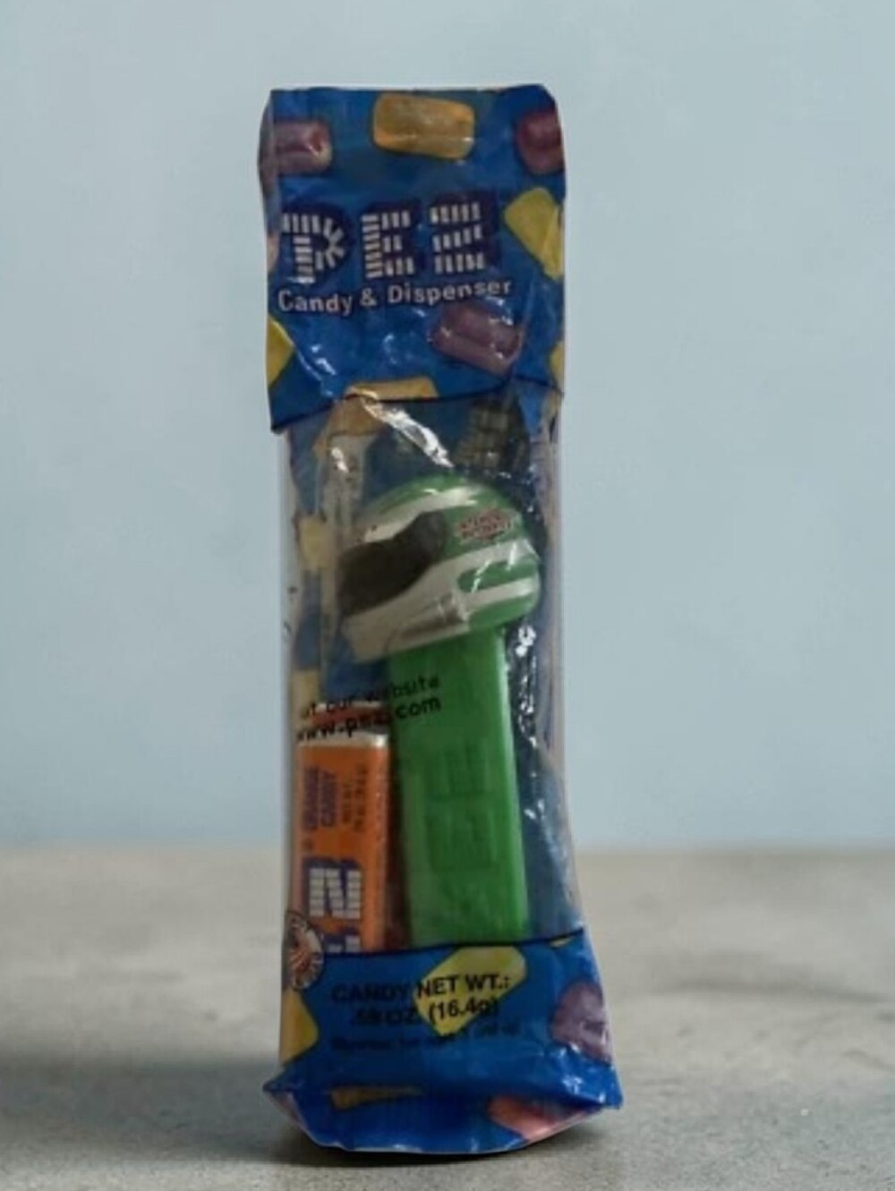 Vintage PEZ Candy Dispenser NASCAR Interstate Batteries Bobby Labonte Race Car D